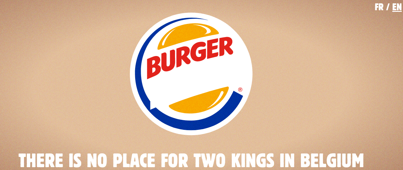 Burger King Drops Its Claim To Belgian Throne