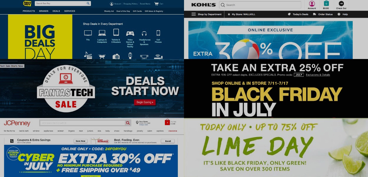 JCPenney, Kohl’s & Others Jumping On Amazon’s Prime Day Coattails With Their Own Promotions, Deals