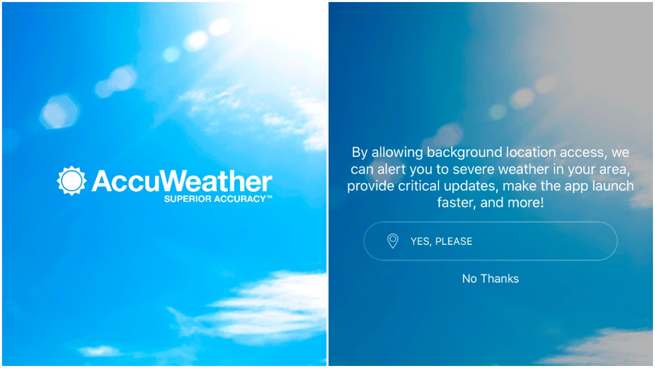 If You Don’t Want AccuWeather Sharing Your Location Even When You’re Not Using It, Update Your App Now