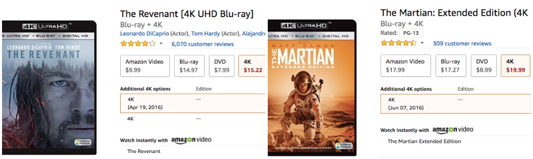 Amazon Slashes Prices Of 4K Content After Launch Of Apple TV 4K