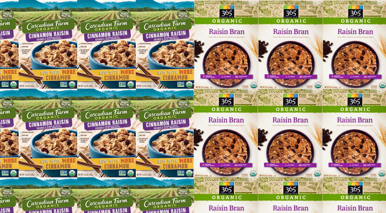 Cascadian Farms Granola, Whole Foods Raisin Bran Recalled For Undeclared Nuts