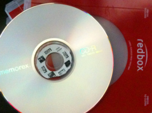 Redbox Customer Rents Blank Disk