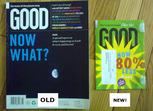 Shrink Ray Turned On Latest Issue Of GOOD Magazine