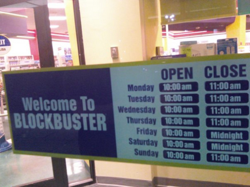 This Blockbuster Has Pretty Much Given Up