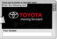 CAPTCHA Codes, Now With Ad Slogans
