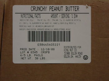 Salmonella Peanut Butter Explains Some, But Not All Illnesses