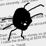 Alert: You Cannot Send A Drawing Of A Spider As Payment