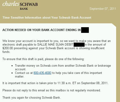 Charles Schwab Bank Helps You Avoid Overdrafts And Pay Your Bills