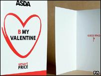 British Supermarkets Sell 8 Pence Valentine’s Cards