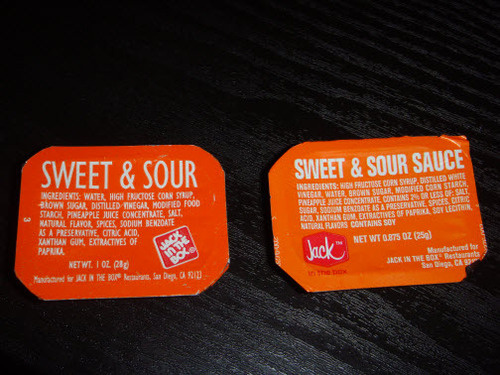 Shrink Ray Zaps Jack In The Box Sauce Packets
