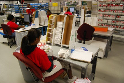 Inside A Netflix Shipping Center