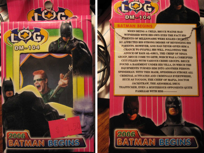 This Batman Product Is Confusing But Only Costs $1.50