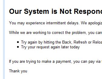 American Express Website Down?