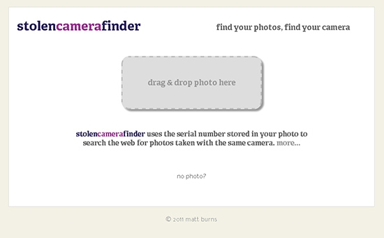 Find Your Stolen Camera By Searching Web For Uploaded Pictures From It