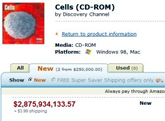 Man Buys $3 Billion CD-ROM On Amazon Just To See What Would Happen