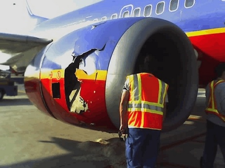 FAA: Southwest Engine Experienced Vibration. Passengers: The Engine Exploded!