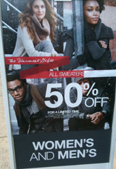 At The Gap, "50% Off All Sweaters" Is Essentially Meaningless