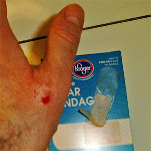 Kroger Band-Aid Causes Flesh Wound