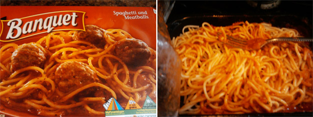 Banquet Spaghetti Meatballs Box Vs Reality