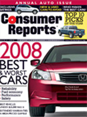 Consumer Reports Top Auto Picks 2008