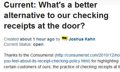 Best Buy Actually Thanks Consumerist; Open To Suggestions On Whole Receipt-Checking Thing