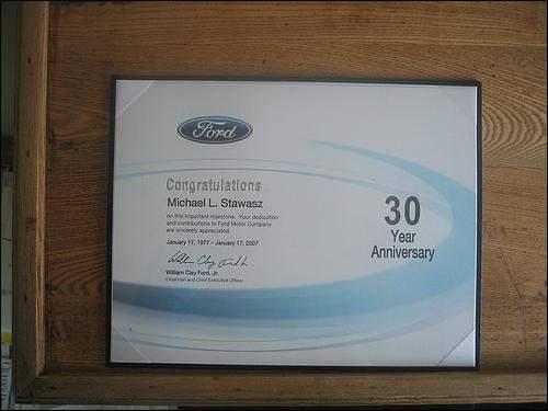 Ford: You’re Fired! But Congratulations For Thirty Years Service!