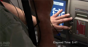 What It's Like For A Blind Man To Use An ATM For The First Time