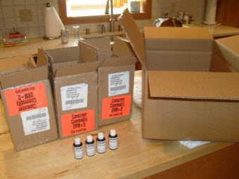 2.4 Ounces Of Paint Thinner Came In 10-Gallon Boxes