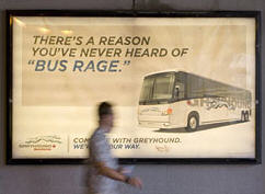 Greyhound Pulls "Bus Rage" Ad After Passenger Beheaded, Cannibalized