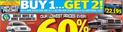 Buy One Dodge Ram, Get One Free