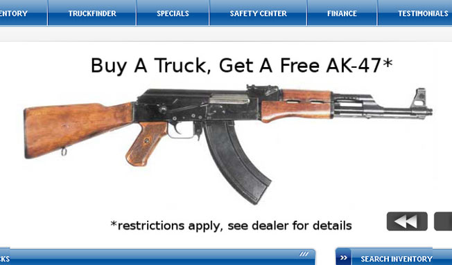 Buy A Truck, Get A Free AK-47