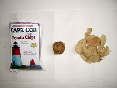 Whole Potato Found In Cape Cod Chips Bag
