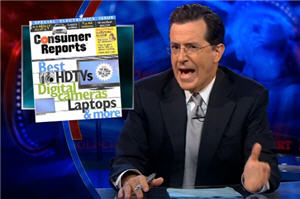 Colbert Report Takes On Consumer Reports