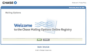 How To Get Chase To Stop Sending You Direct Mail Offers Over And Over And Over