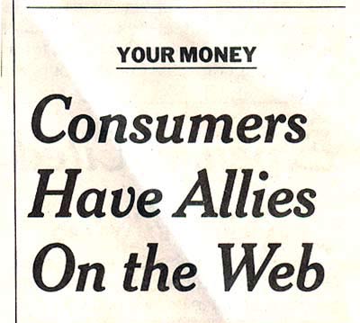 Consumerist In Nice Little NYT Writeup