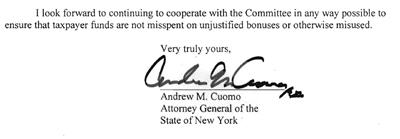 NY AG: AIG Paying "Retention" Bonuses To People Who  Left The Company