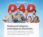 Huggies: Diapers So Good, Even Dads Can't Use Them Wrong?