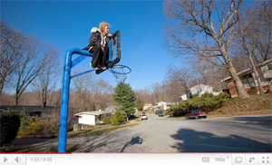 Delaware Woman Climbs Into Her Basketball Hoop To Protest State Ripping It Out