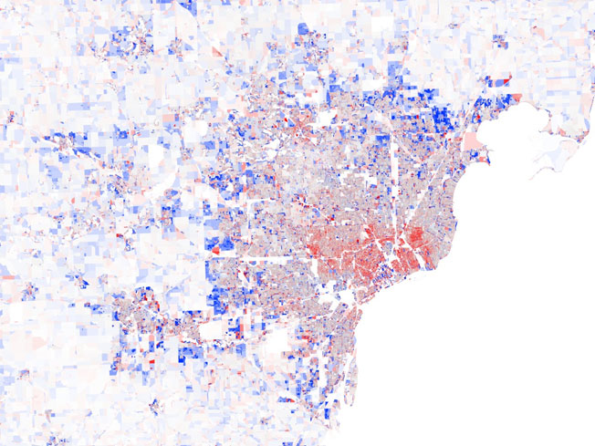 These Sweet Population Maps Make White Flight Look Pretty