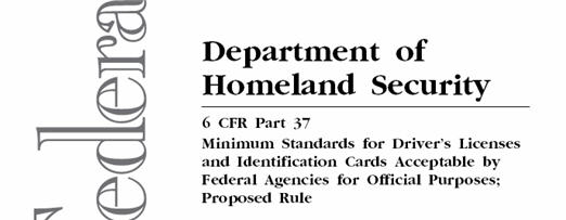 May 8: Last Day To Sound Off About The Real ID Act