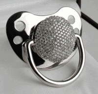 More Bling For Your Baby: Diamond Pacifier for Pimpfants