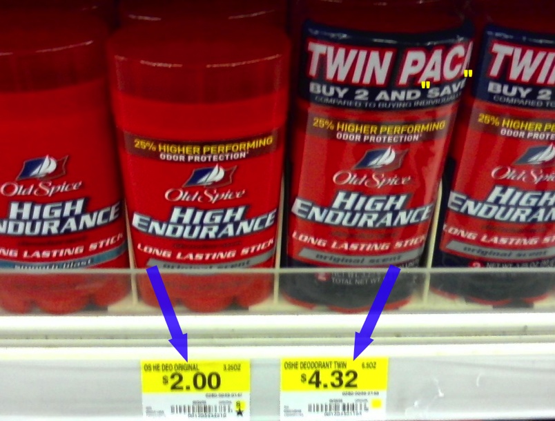 Walmart's "Buy 2 And Save" Old Spice Deodorant Deal Stinks