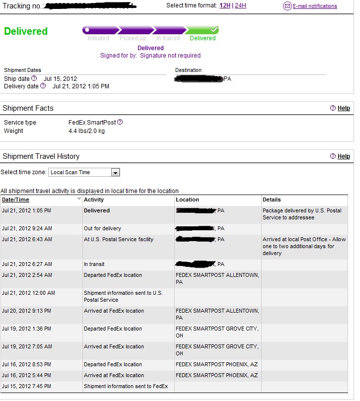 FedEx Changed My Tracking Number Without Letting Me Know - Consumerist
