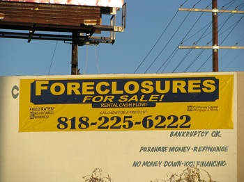 Foreclosures Slow Down An Itsy Little Teensy Bit, But Not
For Everyone