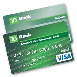 TD Bank Pushes Totally Flat Debit Cards