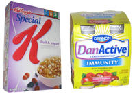 Food Frauds: Special K Fruit & Yogurt And DanActive "Immunity" Drink