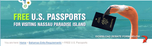 Free U.S. Passports from Nassau Paradise Island?