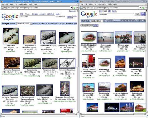 Tiananmen Square on Google.cn