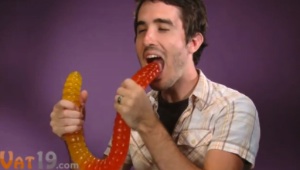 The 4,000 Calorie 3-Pound Mondo Gummy Worm