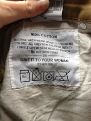 How To Wash Pants? Give Them To Your Woman, It's Her Job